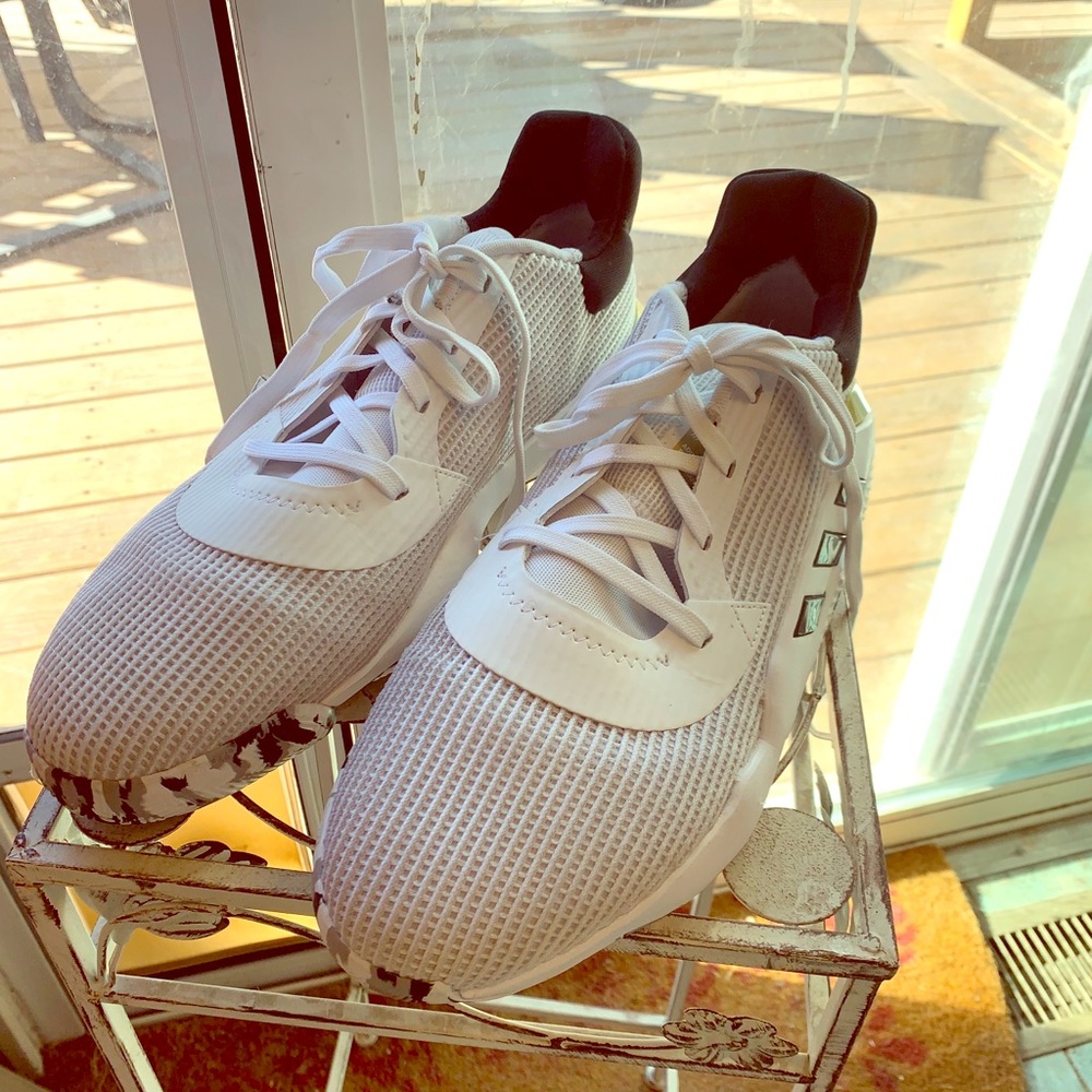 “ADIDAS” Pro Bounce Low (White)  NWOT